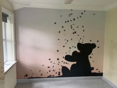 Hyg nursery giant bear wall graphic